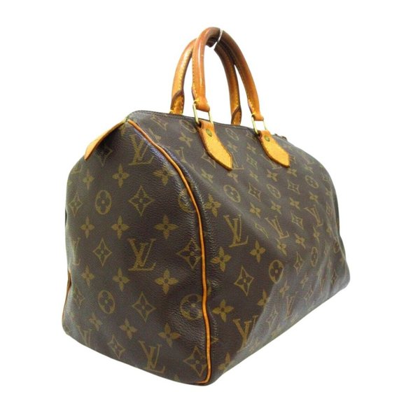 Auth Louis Vuitton Speedy 30 Satchel #32204L26B - Picture 4 of 13